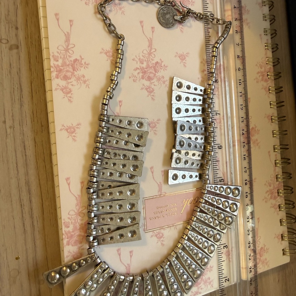 Antique‎ Ottoman Empire Coin Silver Statement Necklace - Picture 9 of 9